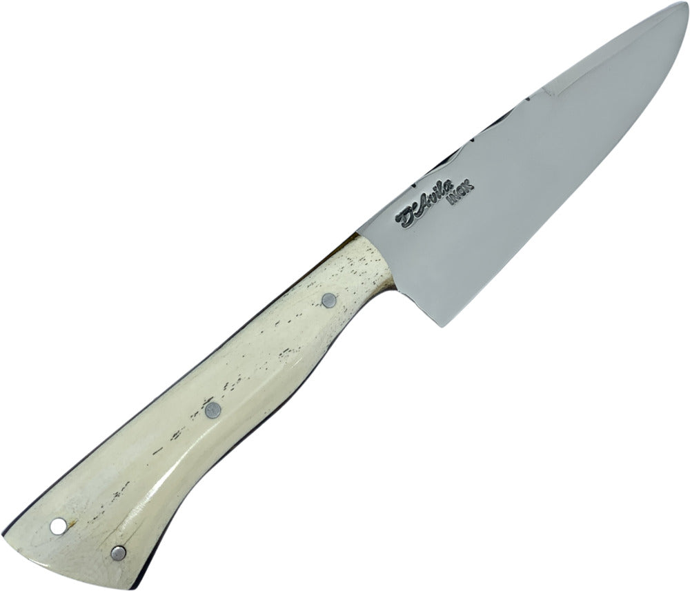 Faca Churrasco Cutelaria Prime 6" em Aço Inox, Cabo em Osso, Polido