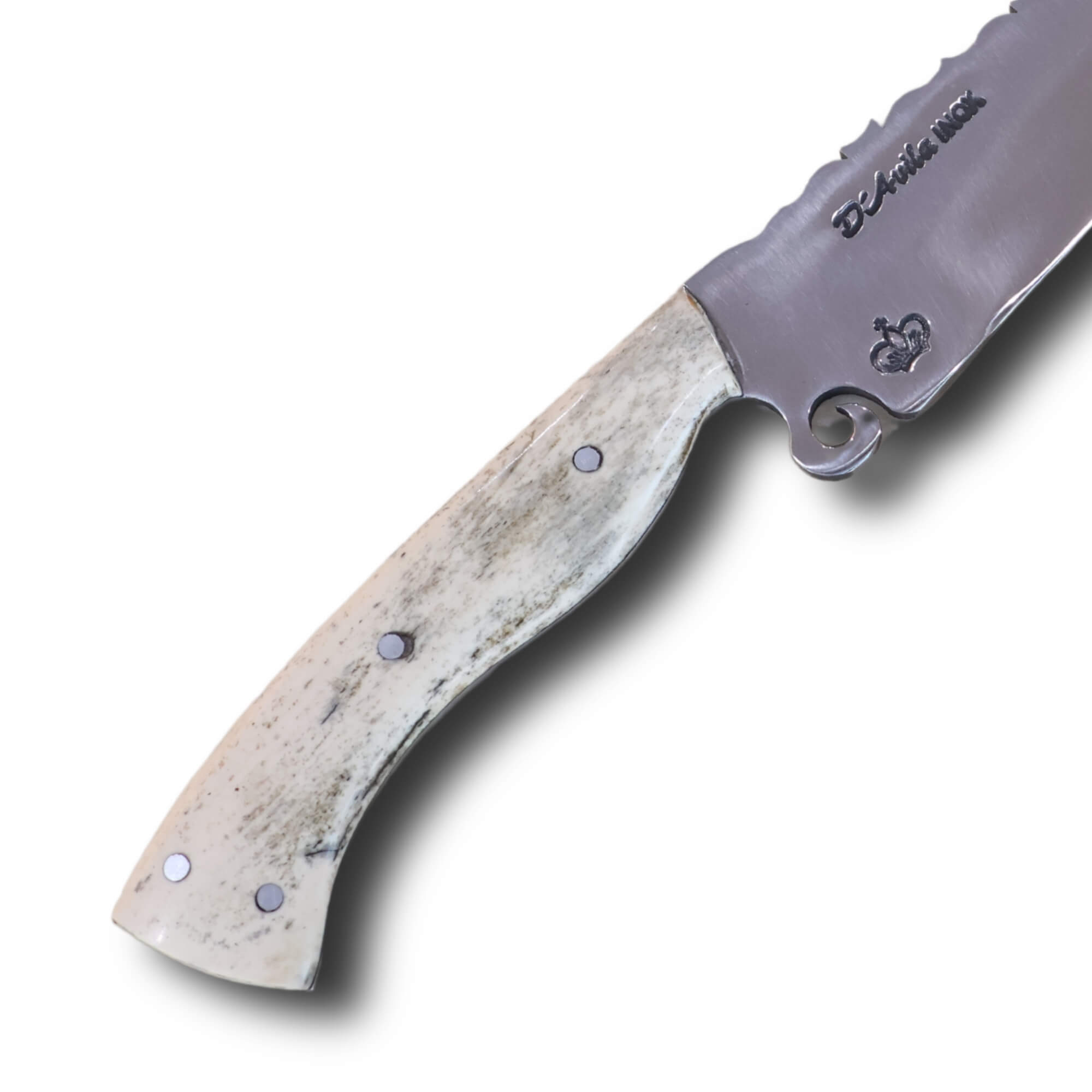 Faca Gaúcha Patriarca 10" em Aço Inox, Cabo em Osso, Polido