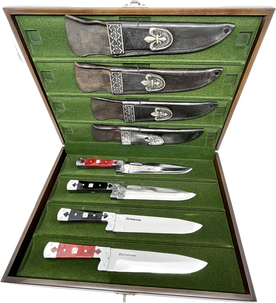 Conjunto 4 Facas Cassino 8" em Aço Inox