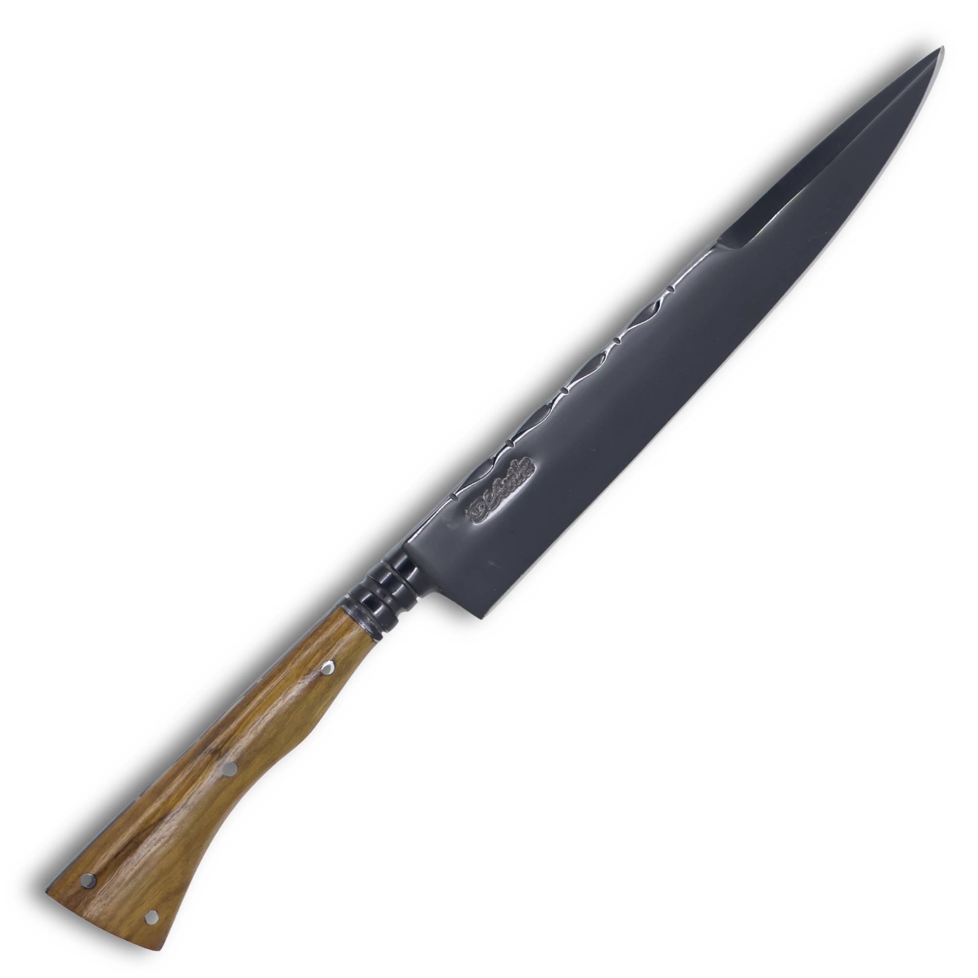 Faca Gaúcha Cutelaria Prime 8" em aço carbono, cabo em madeira, fosfatizado