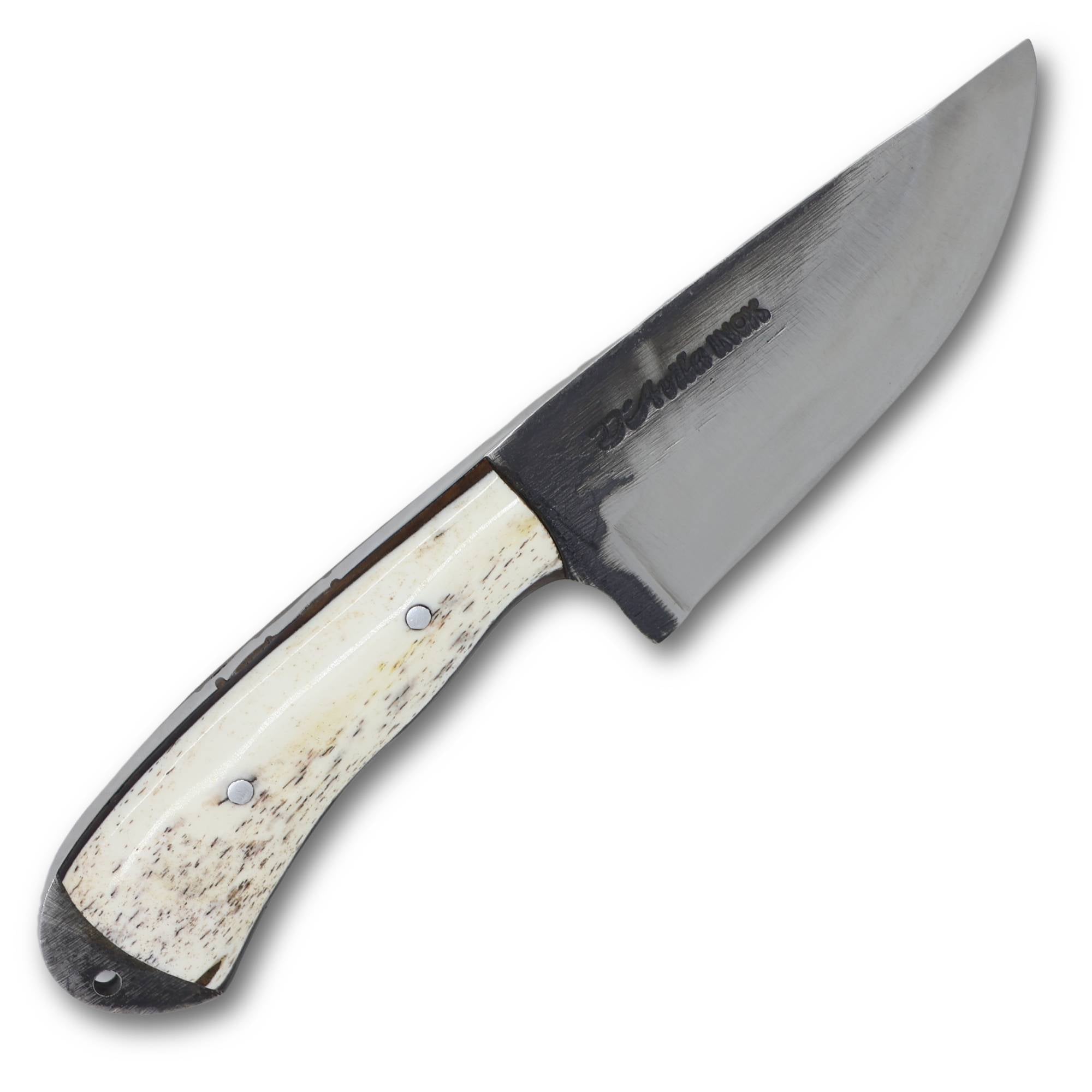Faca EDC 3" em Aço Inox, Cabo em Osso, BrutForj Polido