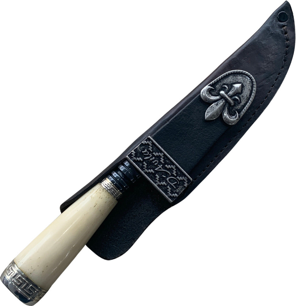 Faca Churrasco Torneada 6" em Aço Carbono, BrutForj Fosfatizado