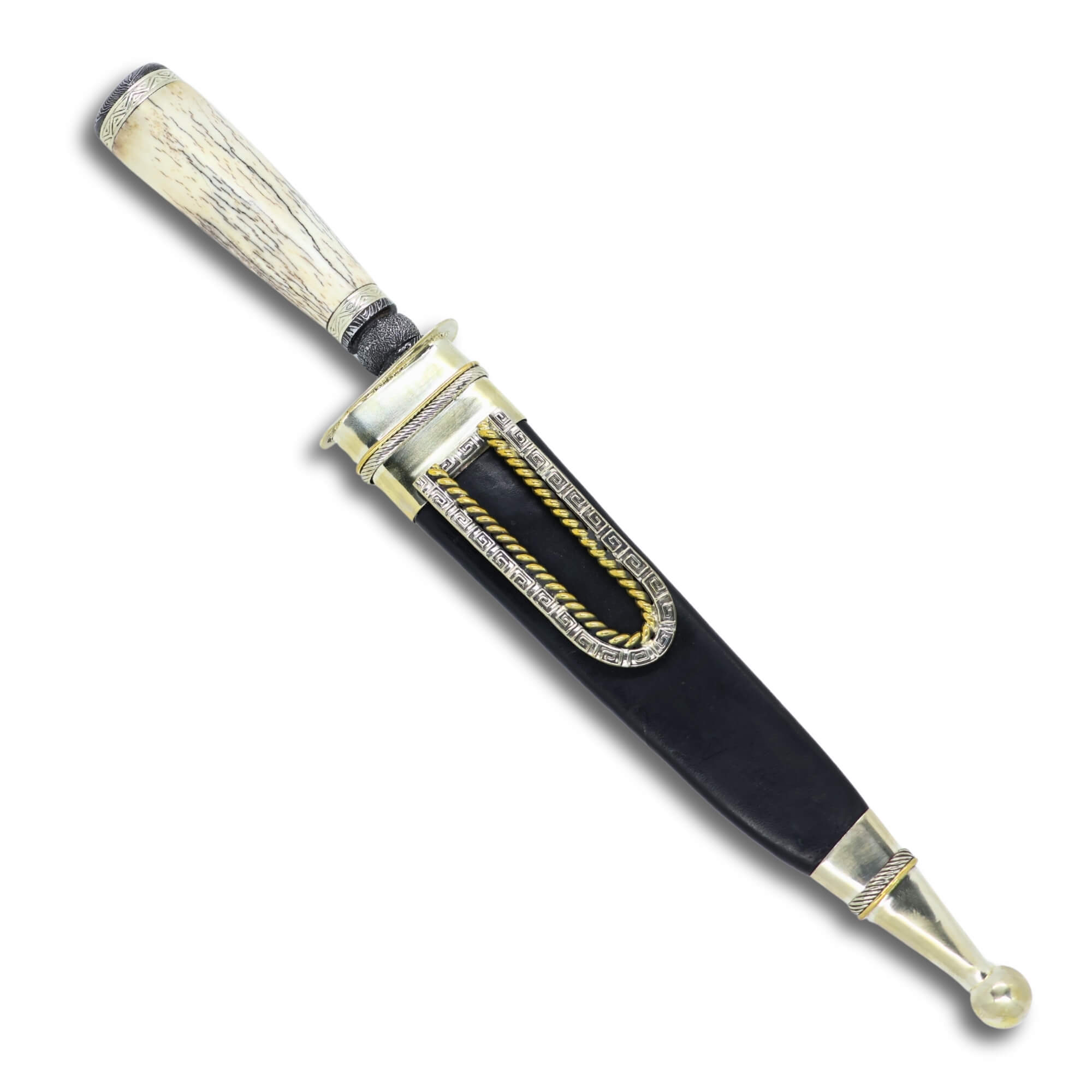Faca Churrasco Premium M. Cutelaria Prime 8" em Aço Damasco, Cabo em Osso