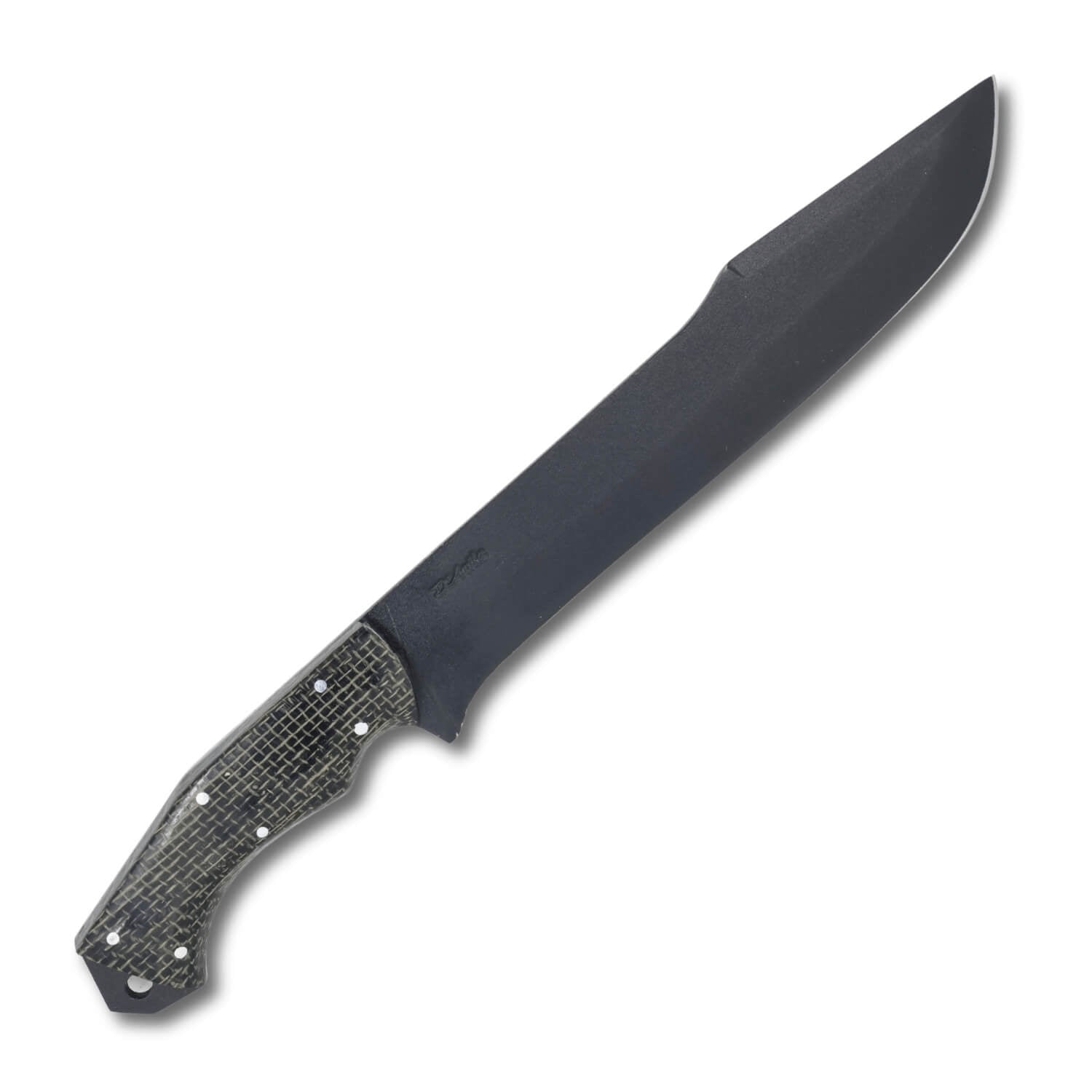 Facão Selva 10" em aço carbono, cabo em Micarta em Juta, eletrostático