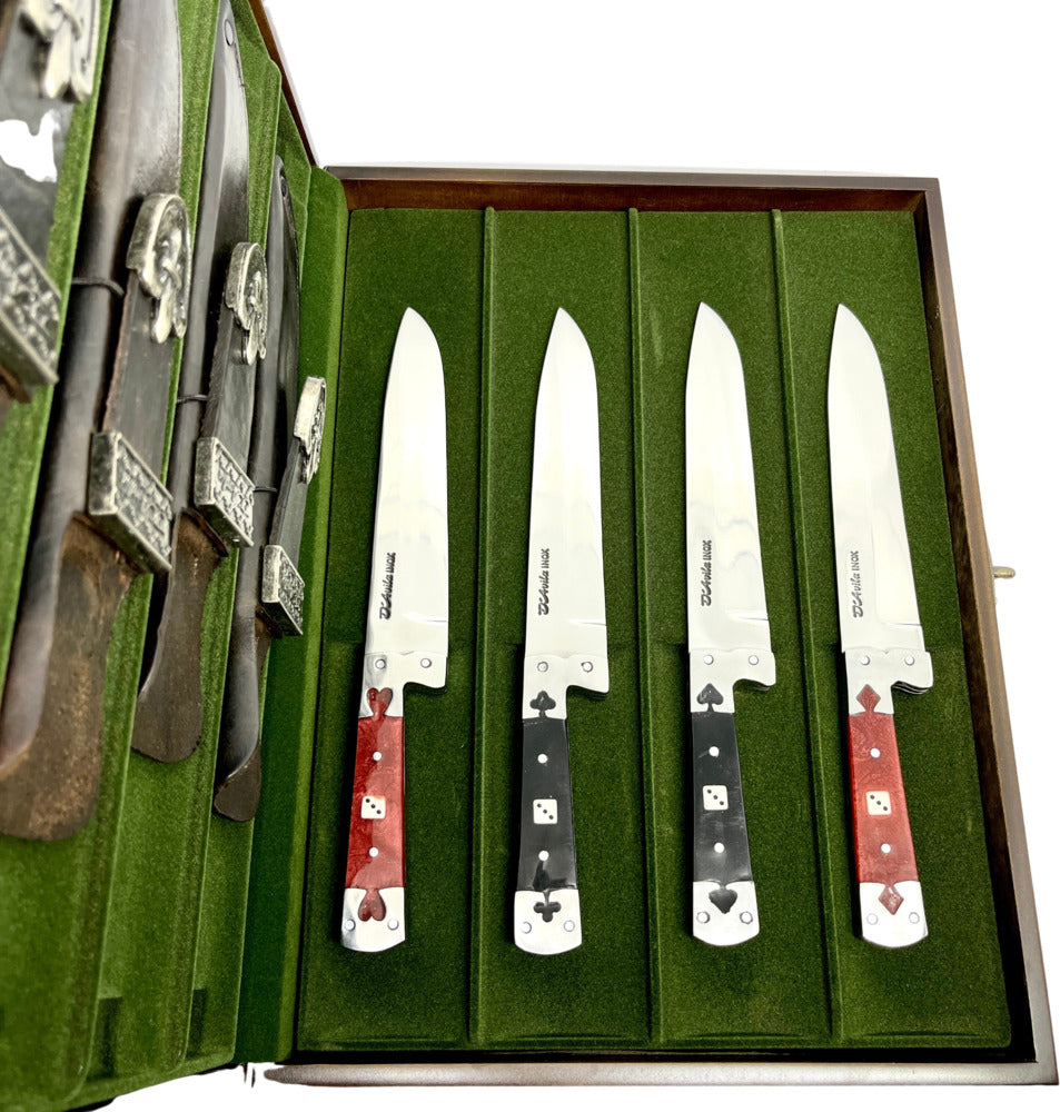 Conjunto 4 Facas Cassino 8" em Aço Inox