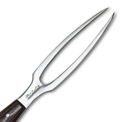Garfo Trinchante P em Aço Inox, Cabo em Madeira