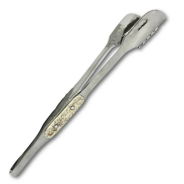 Pegador Cutelaria Prime em Aço Inox, Cabo em Osso Fossilizado, 42CM