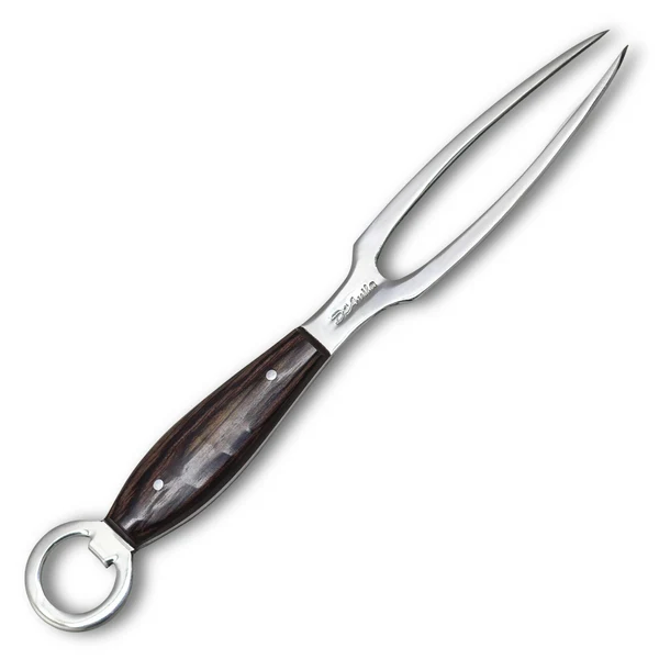 Garfo Trinchante P em Aço Inox, Cabo em Madeira